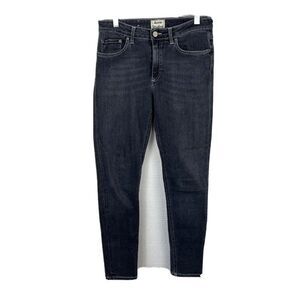 Acne Jeans 29 Womens Gray Denim Skin 5 LT Raven Mid Rise Cotton Blend Skinny